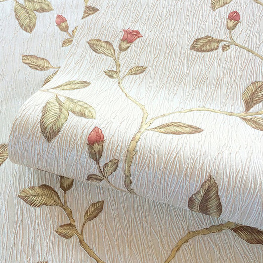 Lia Cotton Wallpaper - Red - Holden Décor - 35173Wallpaper199