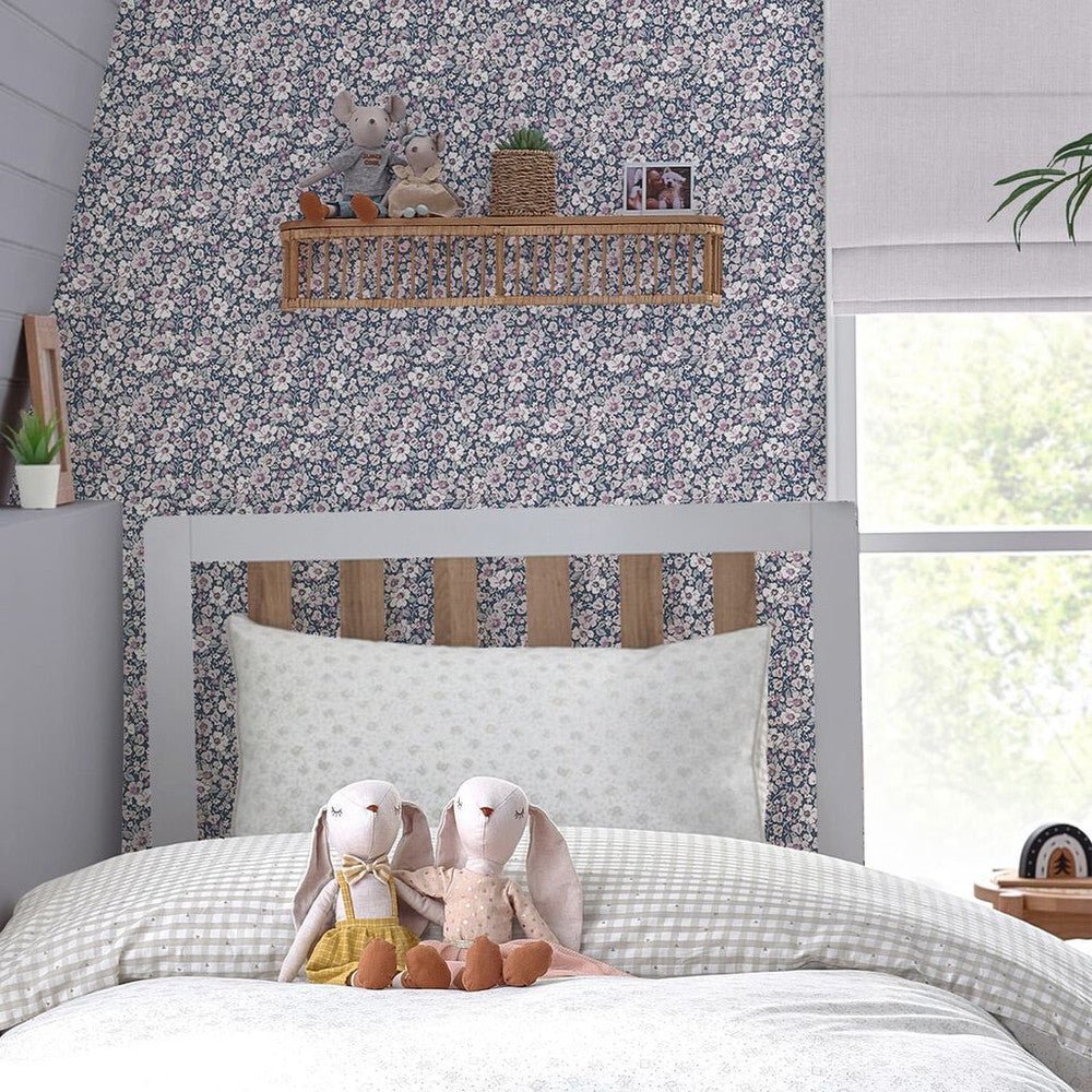 Libby Wallpaper - Purple - Laura Ashley - 119867Wallpaper199