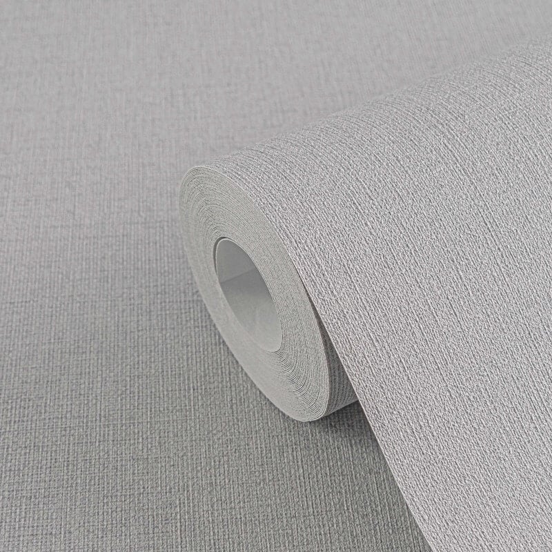 Linen Effect Texture Wallpaper - Grey - Michalsky Living - 39989-1Wallpaper199