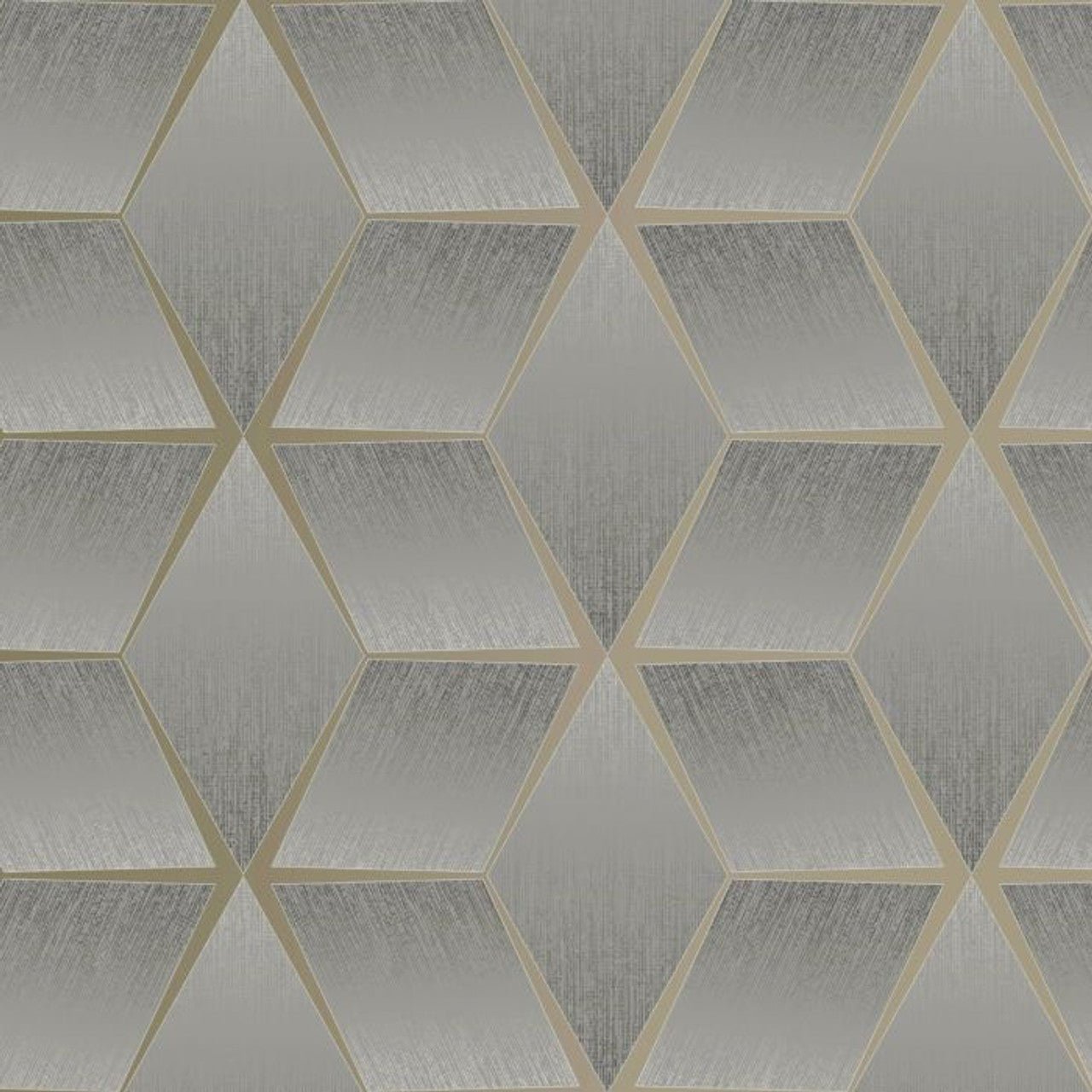 Luxor Geo Wallpaper - Grey - Rasch - 310610Wallpaper199