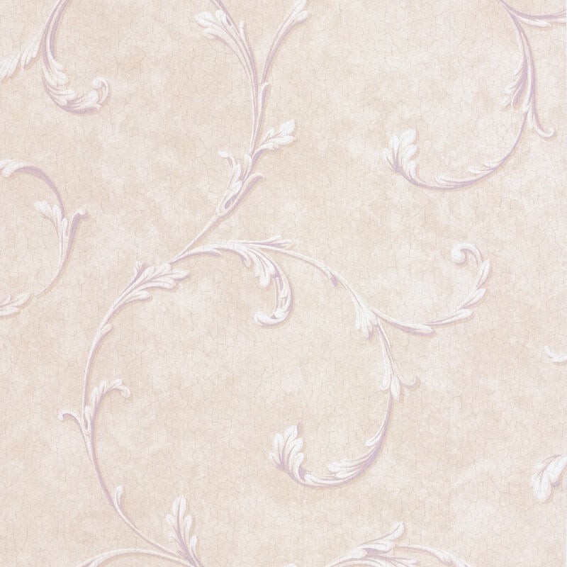 Madelyn Scroll Wallpaper - Purple/Stone - SK Filson - DE41454Wallpaper199