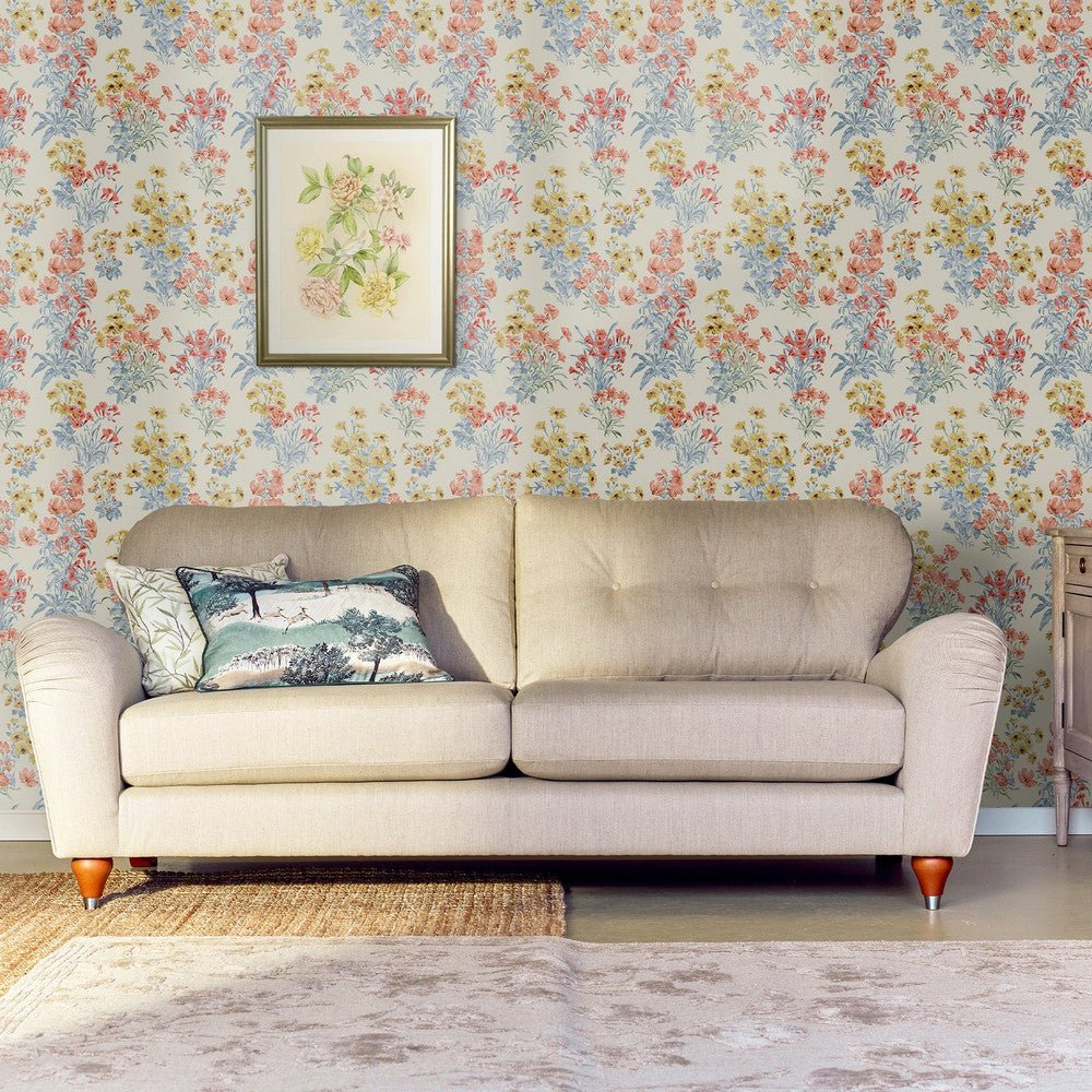 Megan Wallpaper - Ochre Yellow - Laura Ashley - 122742Wallpaper199