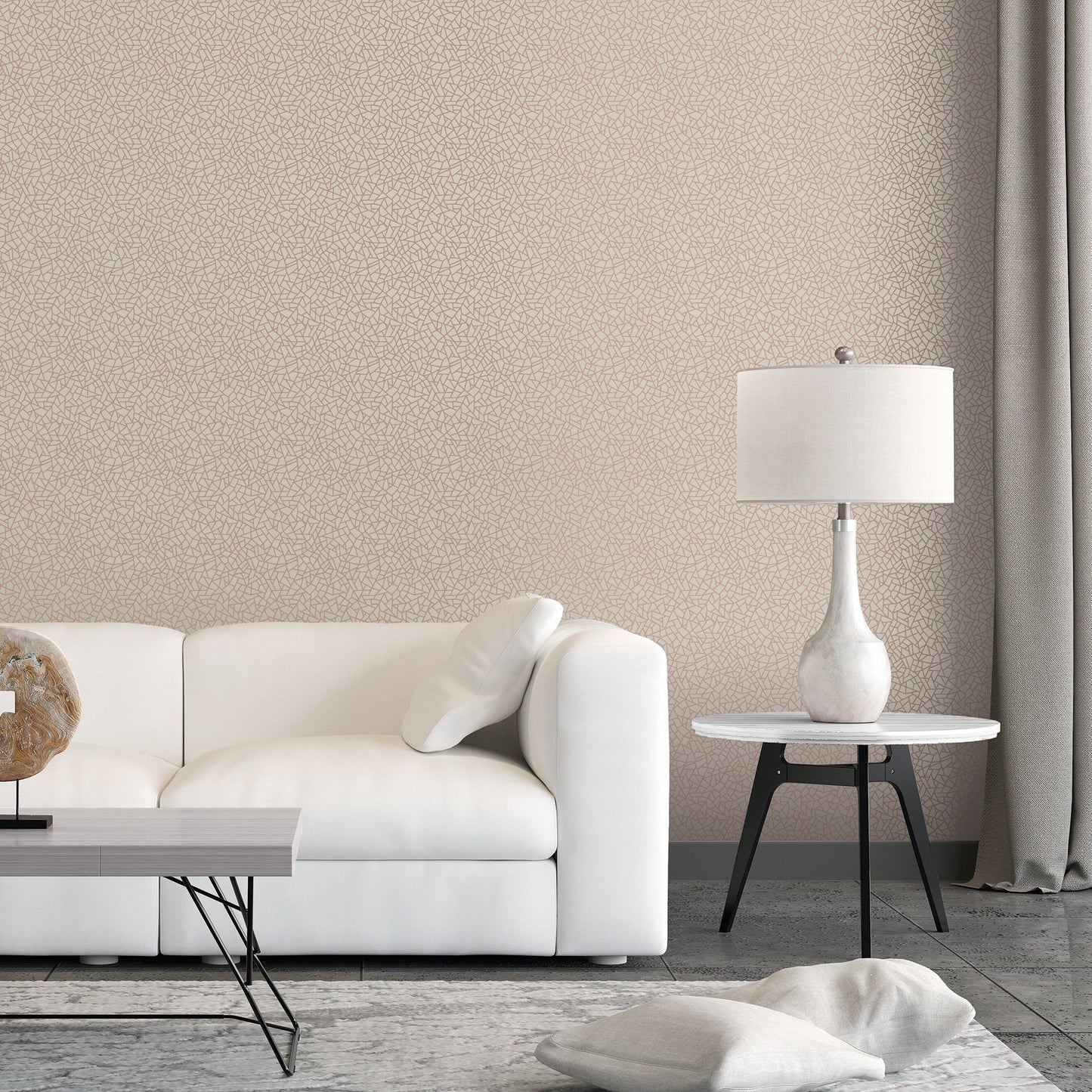 Metallic FX Shards Wallpaper - Rose Gold - Galerie - W78195Wallpaper199