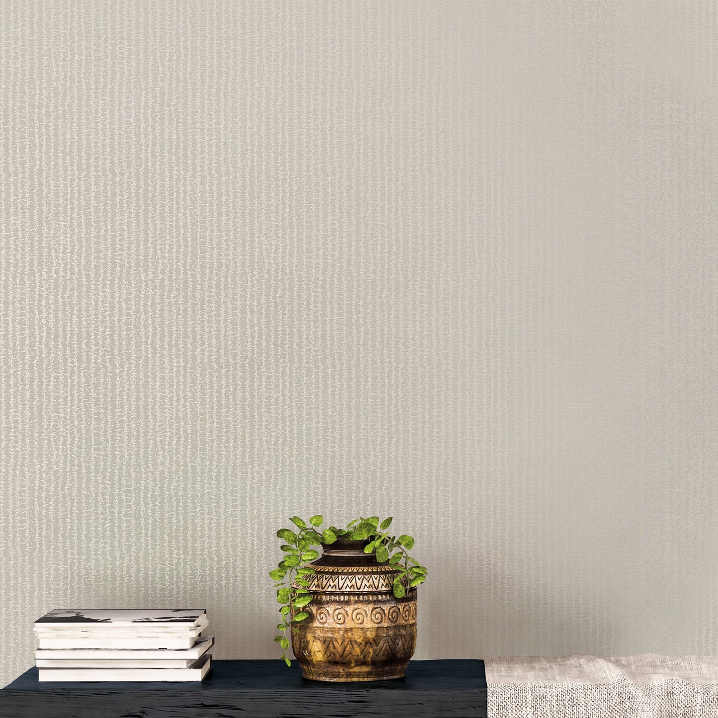 Metallic FX Woven Wallpaper - Sheen Silver - Galerie - W78175Wallpaper199