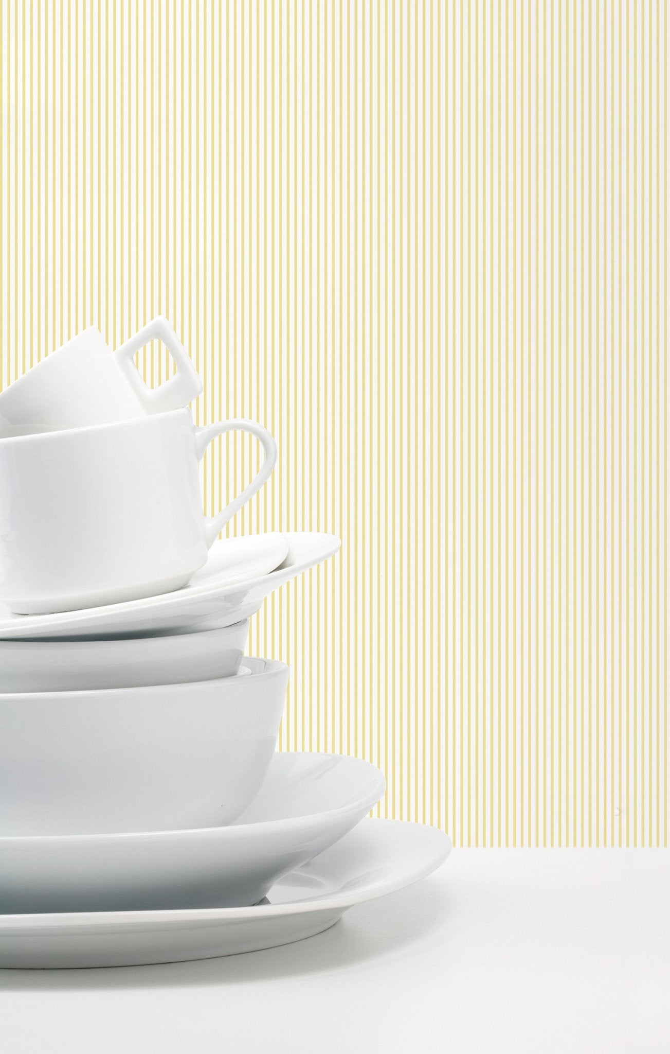 Miniatures 2 Delicate Stripe Wallpaper - Yellow - Galerie - G67859Wallpaper199