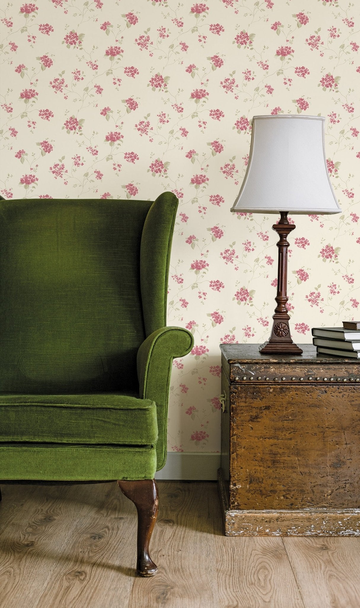 Miniatures 2 Spring Flowers Wallpaper - Wine Red - Galerie - G67868Wallpaper199
