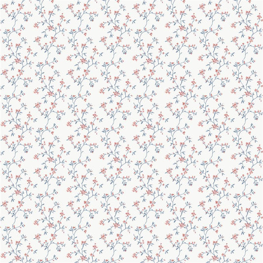 Miniatures 3 Blossom Branch Wallpaper - Blue / Pink - Galerie - G68701Wallpaper199