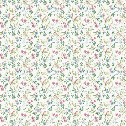 Miniatures 3 Garden Bird Wallpaper - Multi - Galerie - G68714Wallpaper199