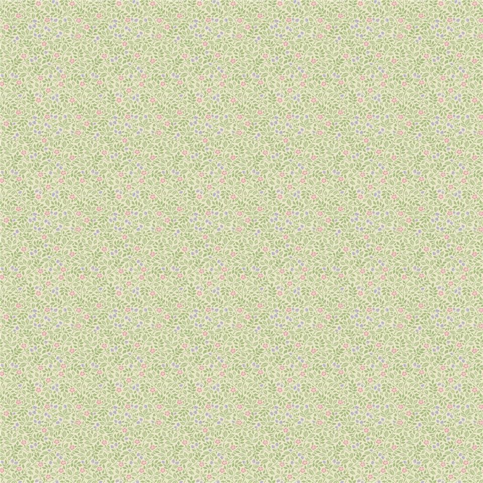 Miniatures 3 Mini Floral Wallpaper - Green - Galerie - G68706Wallpaper199