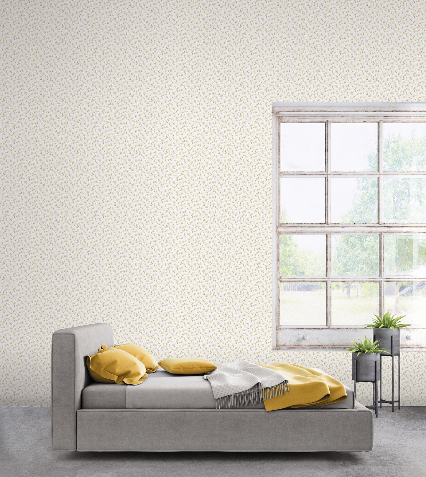 Miniatures 3 Mini Magnolia Wallpaper - Yellow - Galerie - G68725Wallpaper199