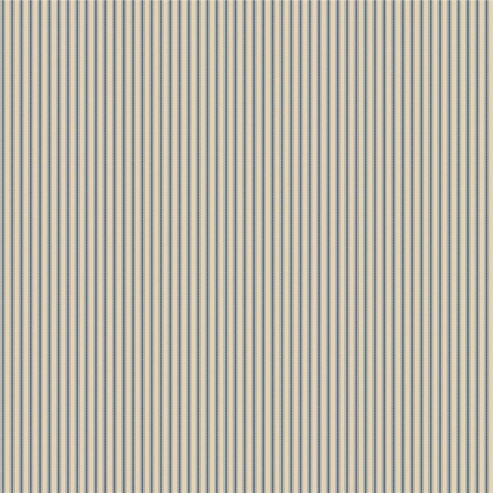 Miniatures 3 Ticking Stripe Wallpaper - Dark Blue - Galerie - G68741Wallpaper199