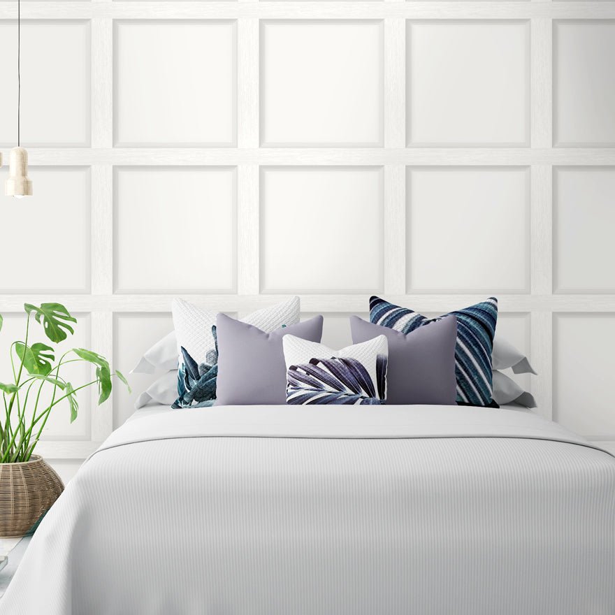 Modern Wood Panel Wallpaper - Dove - Holden Décor - 12983Wallpaper199