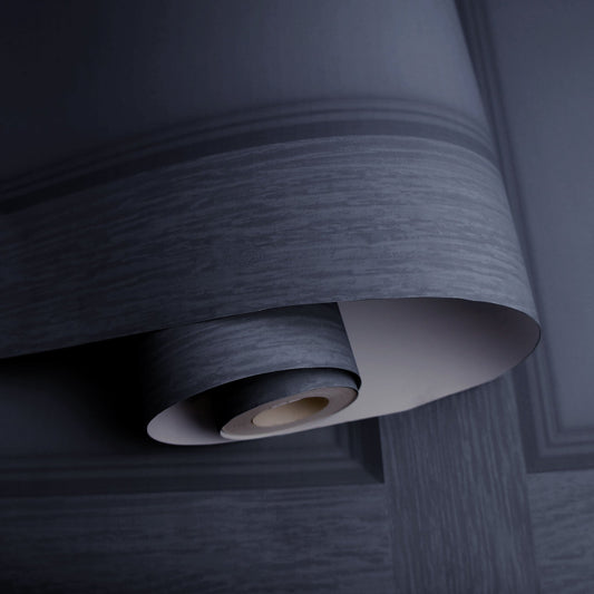 Modern Wood Panel Wallpaper - Navy Blue - Holden Décor - 12980Wallpaper199