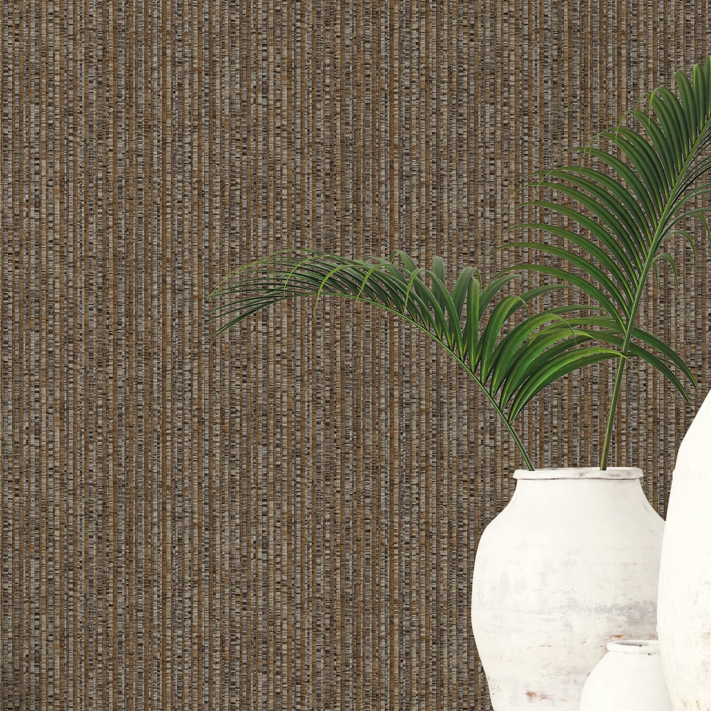 Natural FX 2 Bamboo Wallpaper - Bronze Brown / Orange - Galerie - G67765Wallpaper199