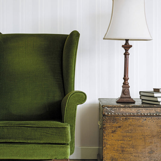 Palazzo Striped Wallpaper - Grey / Ivory / Lilac - Galerie - G67618Wallpaper199