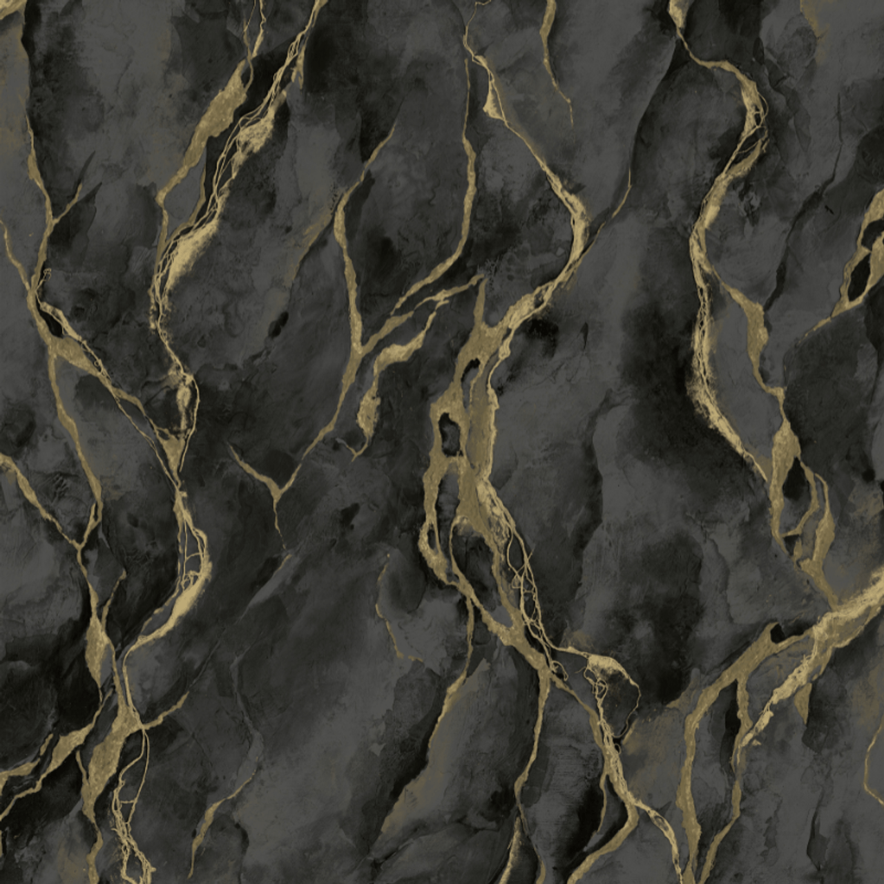 Pandora Vasari Wallpaper - Black & Gold - Rasch - 400136Wallpaper199