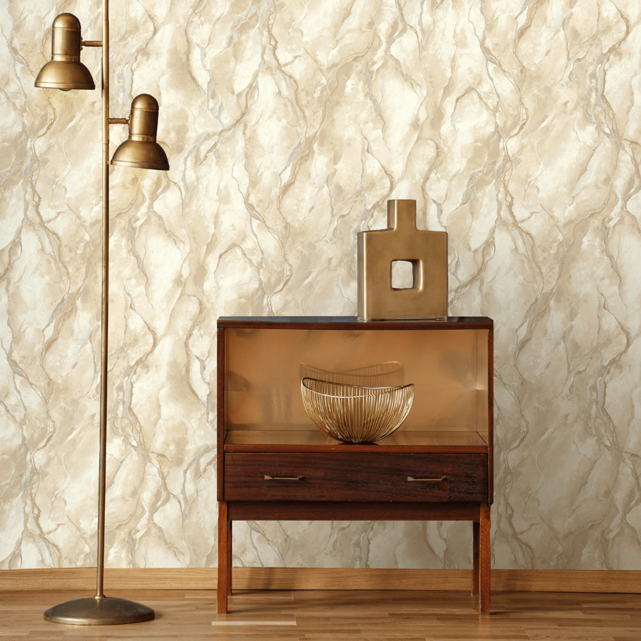 Pandora Vasari Wallpaper - Gold - Rasch - 400112Wallpaper199