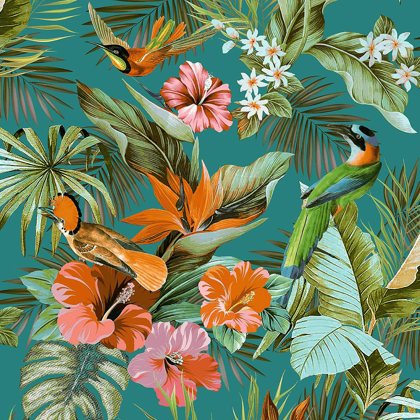 Paradise Birds Vasari Wallpaper - Multi - Rasch - 539097Wallpaper199