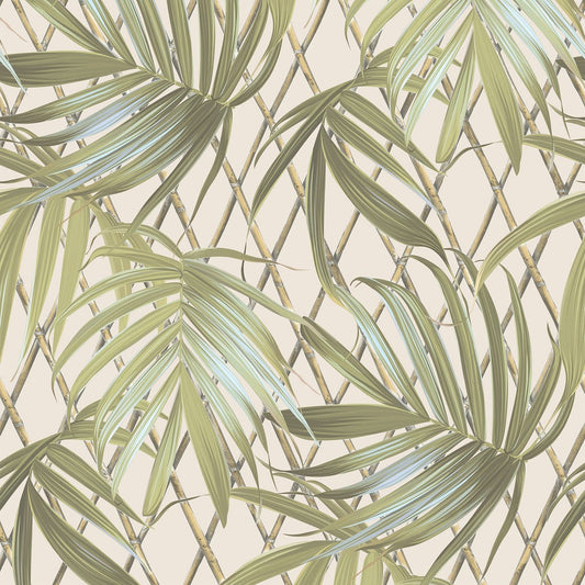 Paradise Palm Vasari Wallpaper - Green - Rasch - 539561Wallpaper199