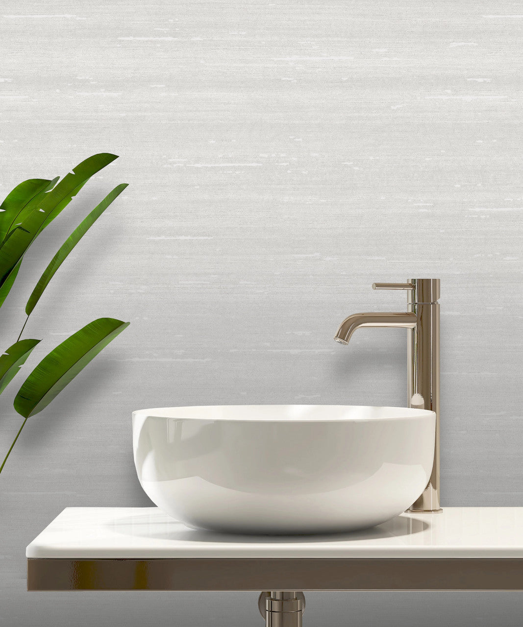 Paradise Silk Vasari Wallpaper - Pale Grey - Rasch - 539691Wallpaper199