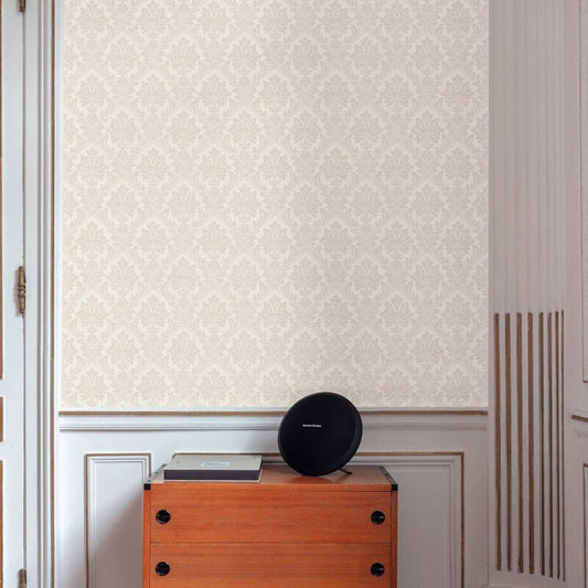 Pattano Damask Wallpaper - Cream - Grandeco - A65401Wallpaper199