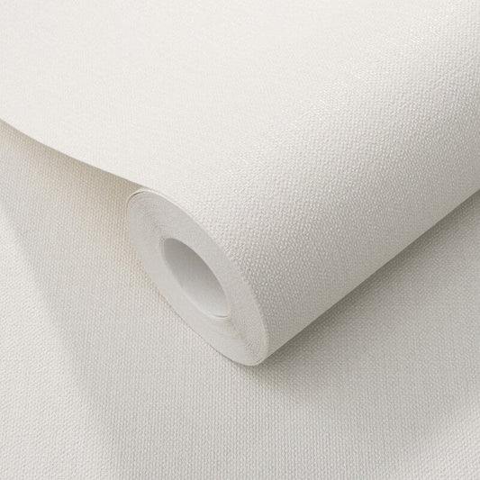 Plain Texture Wallpaper - White - Elle Decoration - 10444 - 01Wallpaper199