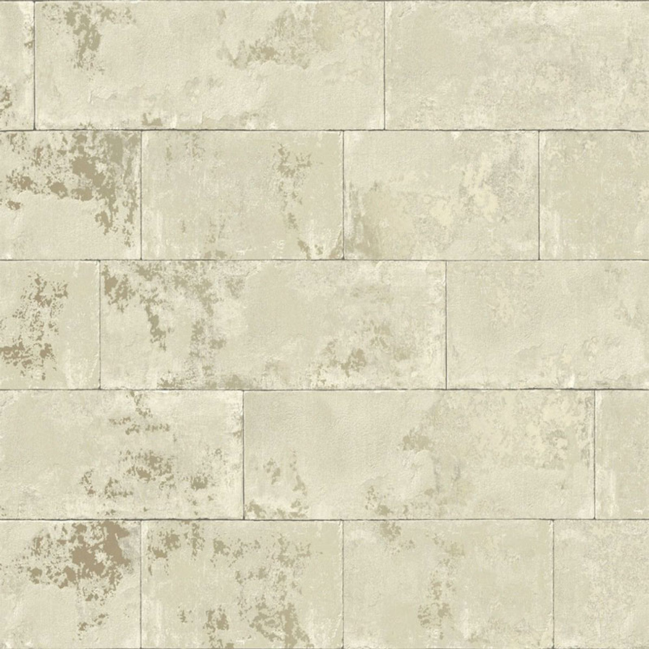 Portfolio Metallic Brick Wallpaper - Natural - Rasch - 248692Wallpaper199
