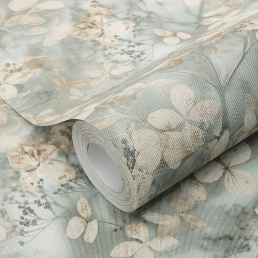 Purity Elderberry Blossoms Wallpaper - Green - Erismann - 10415 - 07Wallpaper199