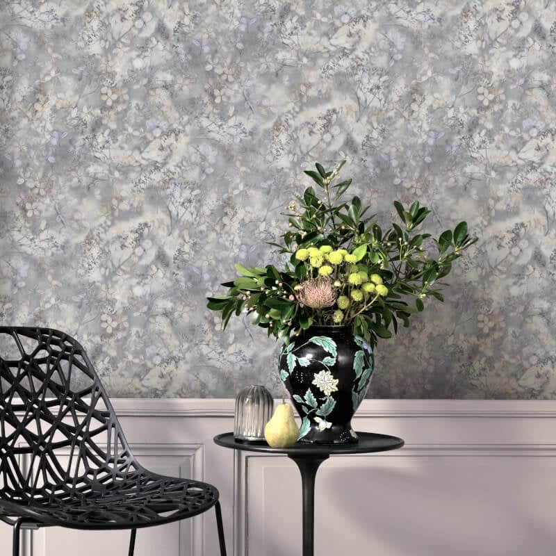 Purity Elderberry Blossoms Wallpaper - Light Grey - Erismann - 10415 - 31Wallpaper199