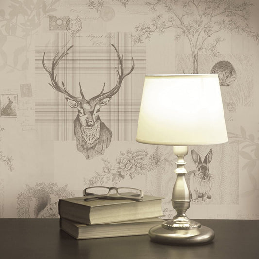 Richmond Wallpaper - Beige/Charcoal - Holden Décor - 98012Wallpaper199