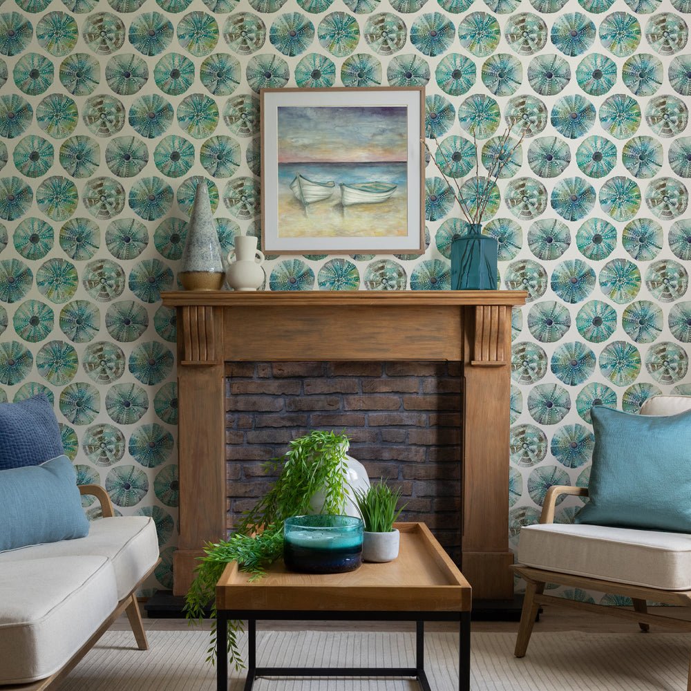 Sea Urchin Wallpaper - Kelpie - Voyage Maison - SEAURCH/WPO/KELWallpaper199