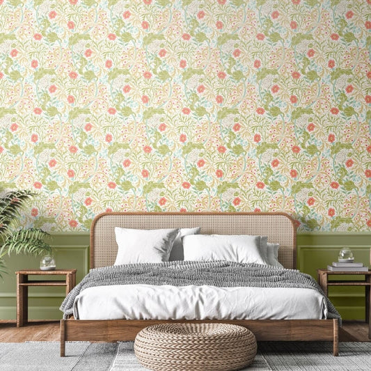 Seaweed Garden Wallpaper - Rose Pink - Hoopla Walls - HWA1100WWallpaper199