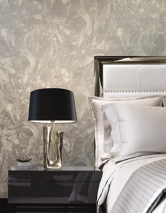 Sienna Marble Wallpaper - Grey - Rasch - 534450Wallpaper199