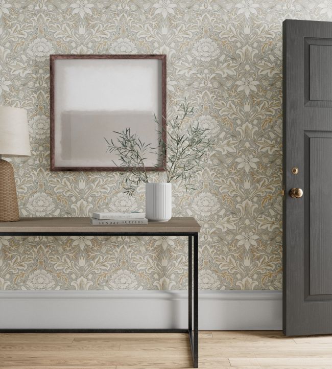 Simply Severn Wallpaper - Dove - 217076 - Morris & CoWallpaper199