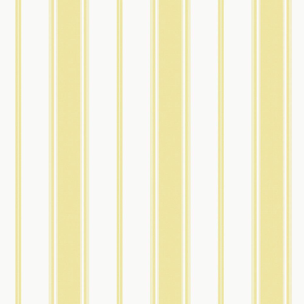 Smart Stripes Heritage Stripe Wallpaper - Yellow - Galerie - G68069Wallpaper199