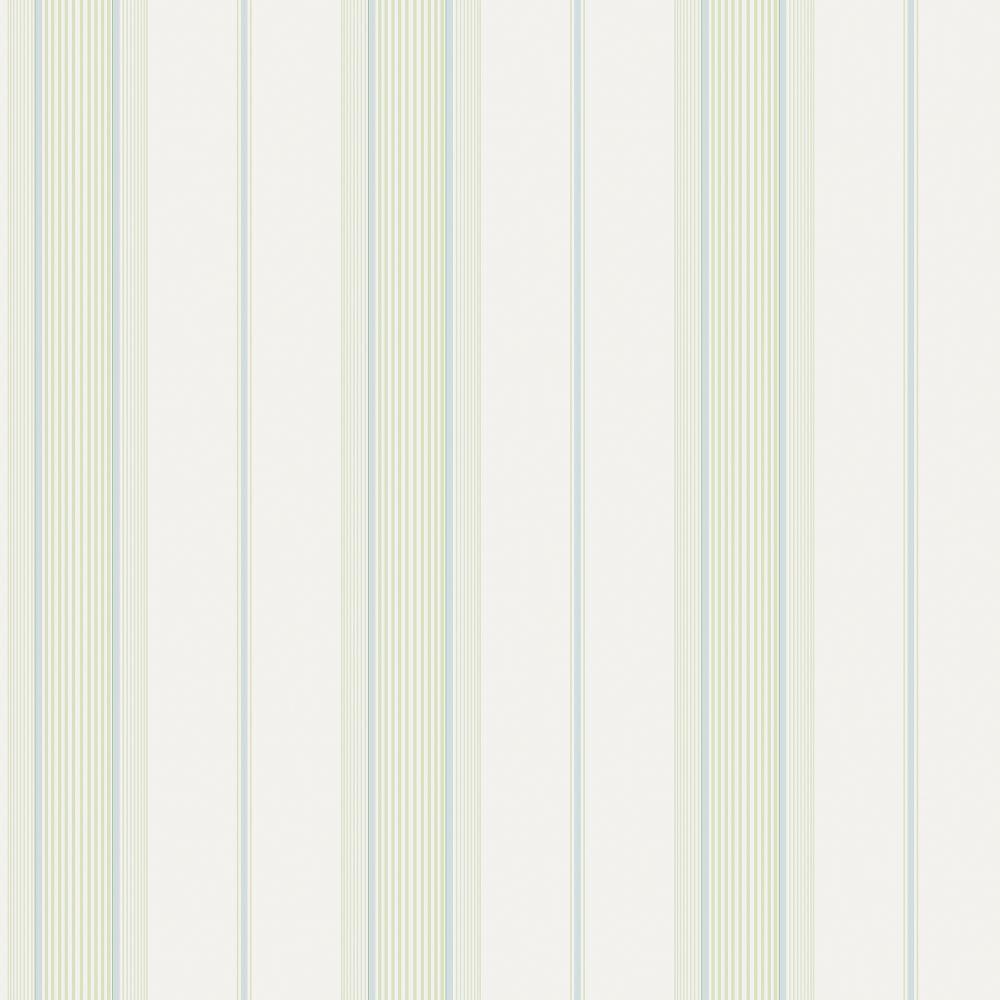 Smart Stripes Slim Stripe Wallpaper - Green / Turquoise - Galerie - G68073Wallpaper199