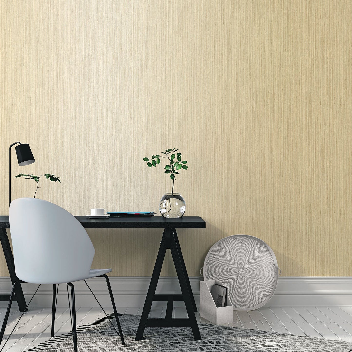 Special FX Shimmering Textured Wallpaper - Golden Beige - Galerie - G67688Wallpaper199