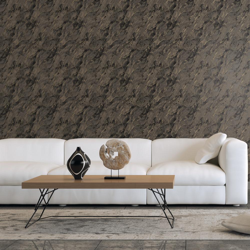 Special FX Special Marble Wallpaper - Black / Taupe / Gold - Galerie - G68097Wallpaper199