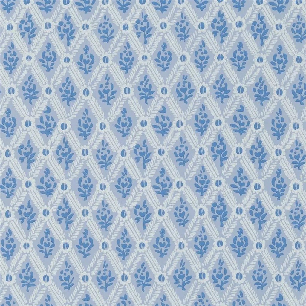 St John Street Trellis Wallpaper - Delft - English Heritage - PEH0003/05Wallpaper199