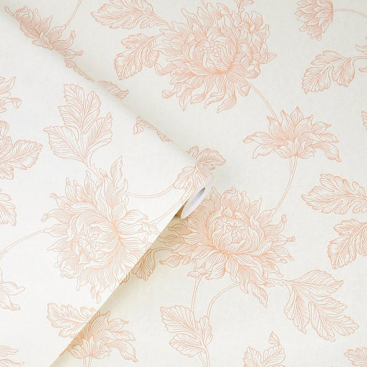 Stratton Wallpaper - Plaster Pink - Laura Ashley - 122763Wallpaper199