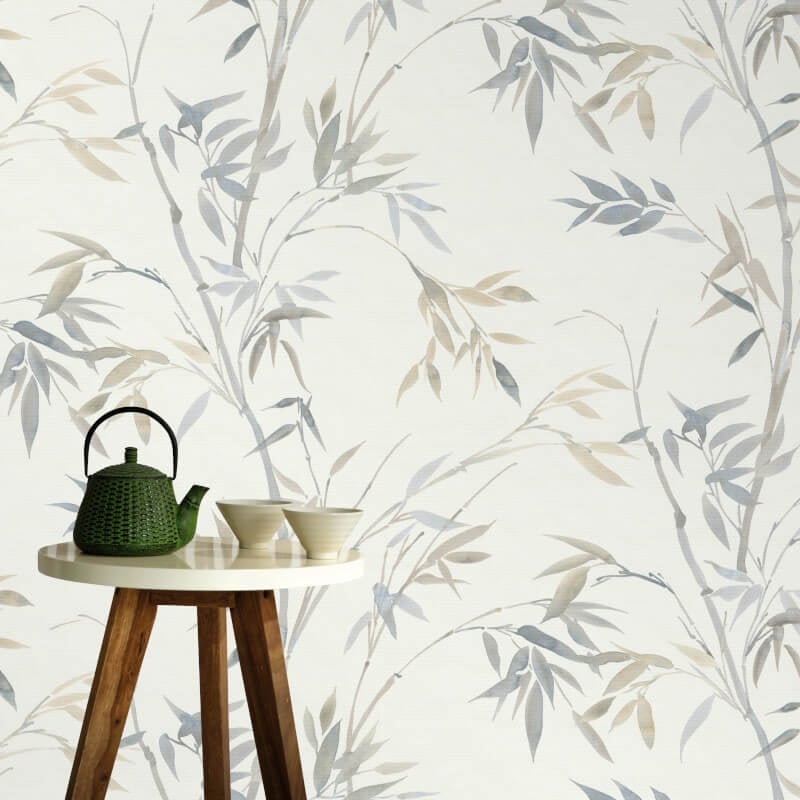 Stunning Bamboo Leaf Wallpaper - Natural - Erismann - 10388 - 38Wallpaper199