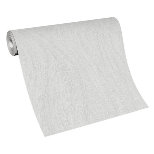 Swing Wave Metallic Wallpaper - White - Erismann - 10317 - 01Wallpaper199