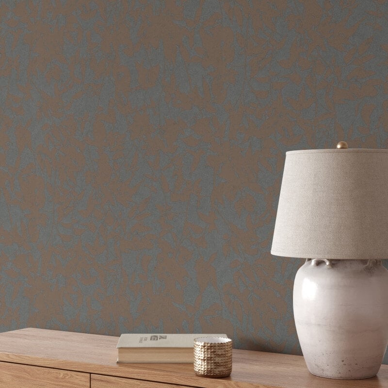 Tangle Leaf Wallpaper - Brown - Erismann - 10435 - 47Wallpaper199