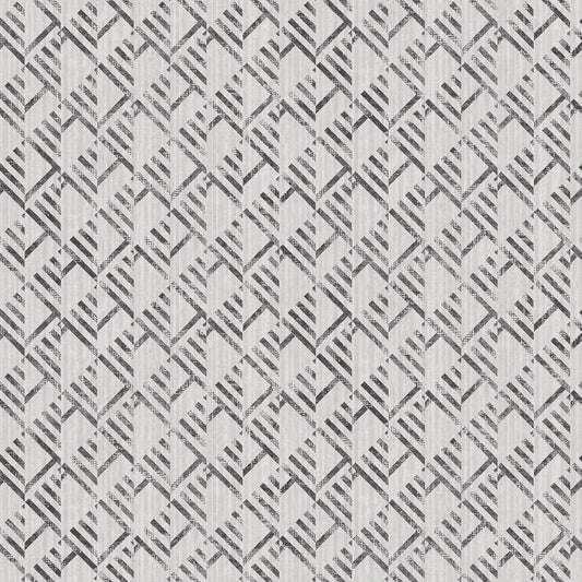 Texstyle Block Flock Wallpaper - Black / Light Grey - Galerie - G56578Wallpaper199