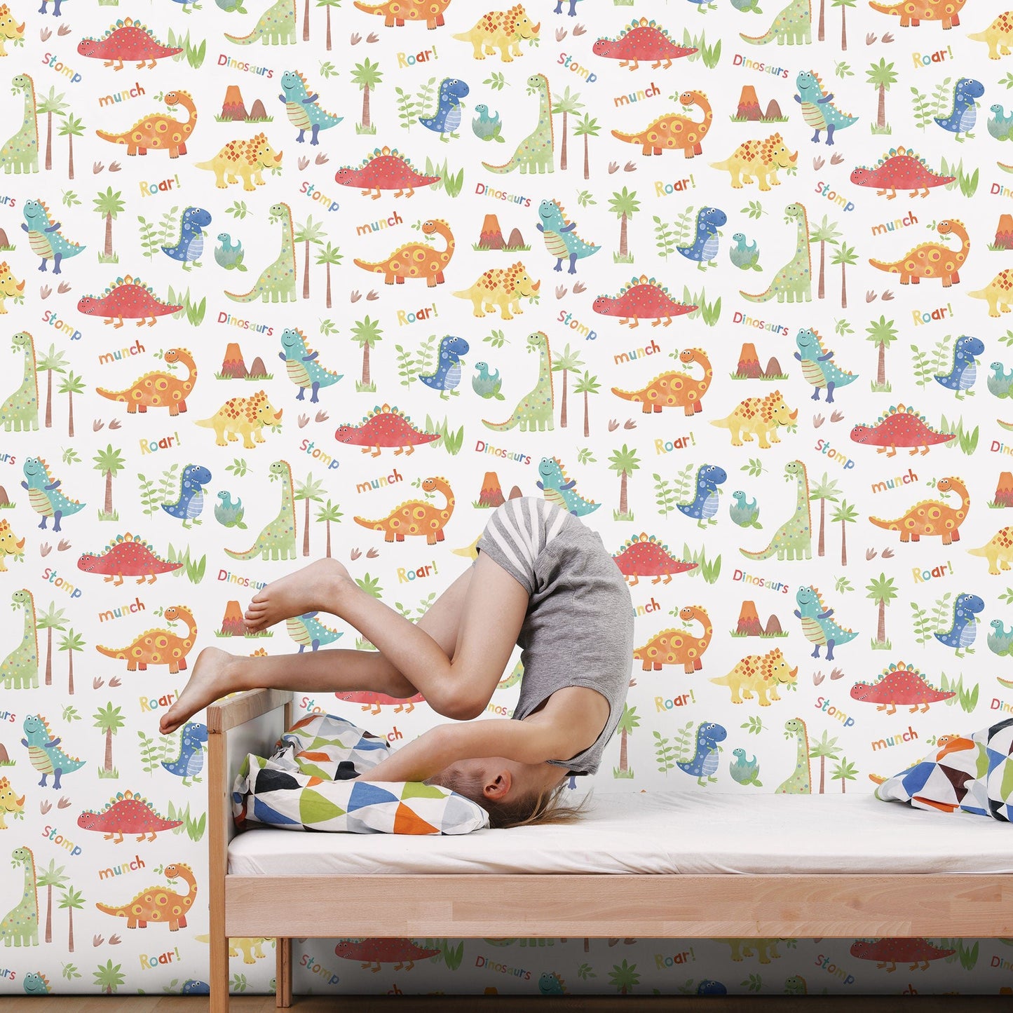 Tiny Tots 2 Dinosaurs Wallpaper - Primary - Galerie - G78364Wallpaper199