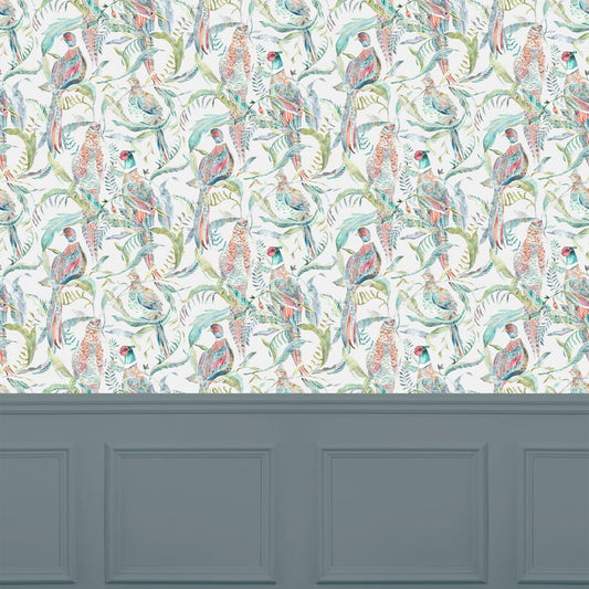 Torrington Wallpaper - Pomegranate - Voyage Maison - TORRING/WPO/POMWallpaper199