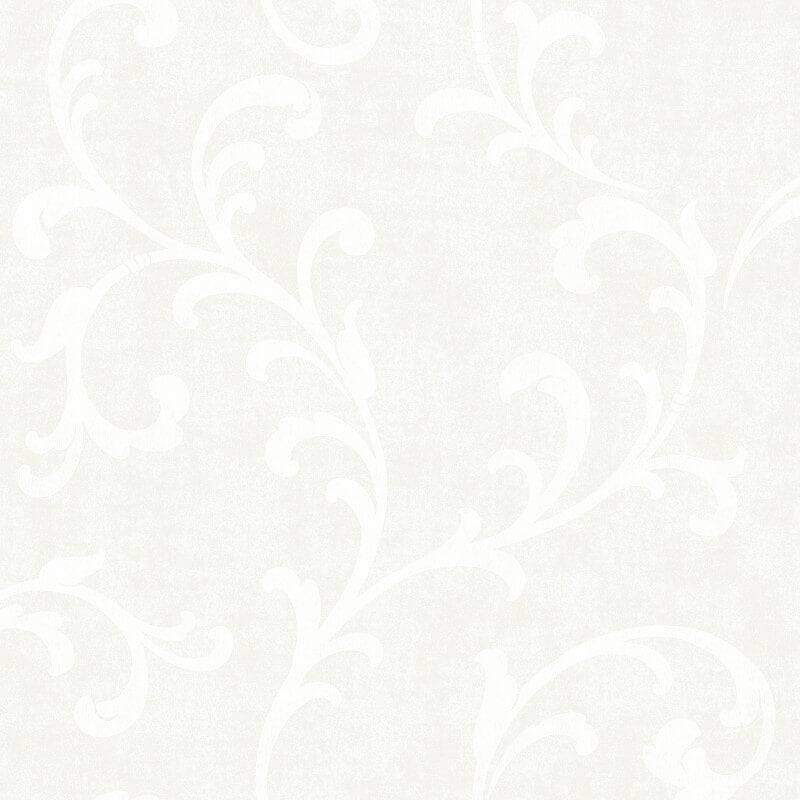 Trellis Scroll Wallpaper - White - SK Filson - DE41824Wallpaper199