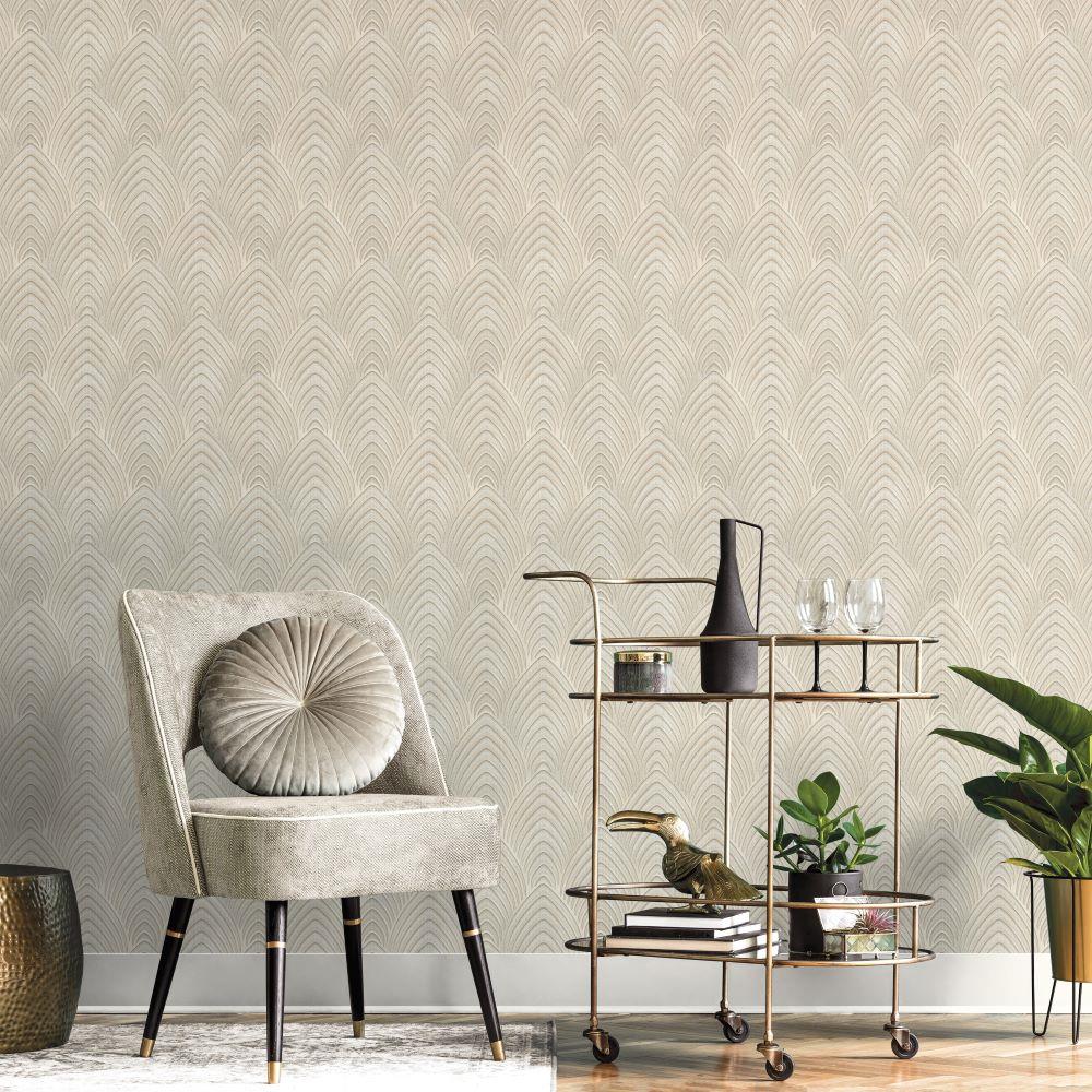 Utopia Arch Array Wallpaper - Cream - Galerie - G68021Wallpaper199