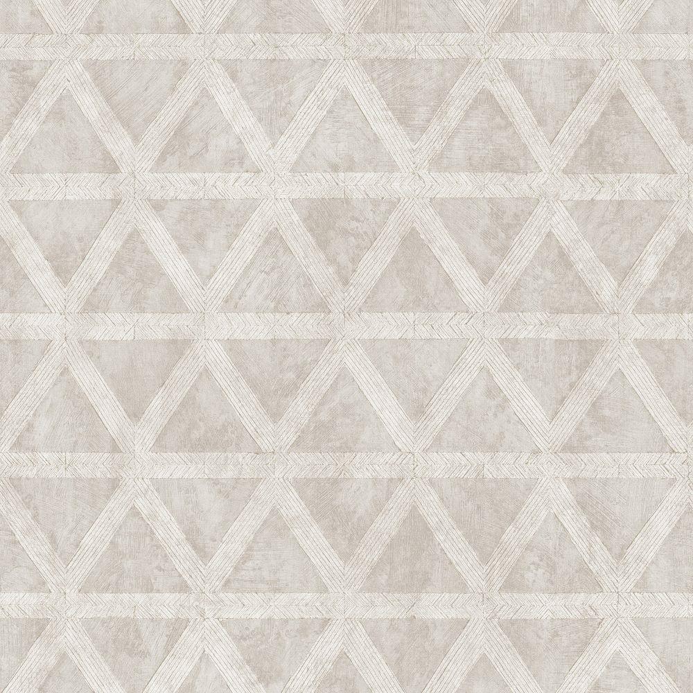 Utopia Tri Prism Wallpaper - Cream - Galerie - G68013Wallpaper199