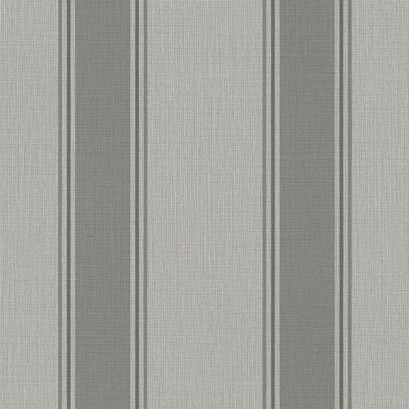 Wide Linear Stripe Wallpaper - Grey - Michalsky Living - 39983-3Wallpaper199